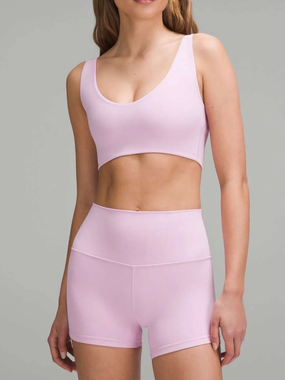 Bend This Scoop & Square Bra – Vitapink – XXS